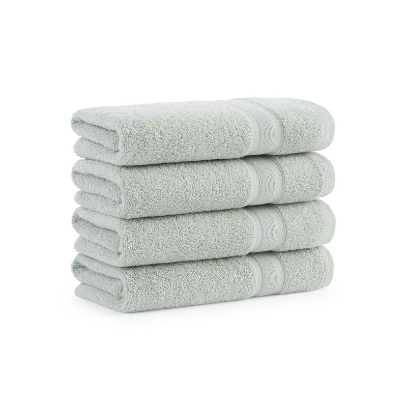 Aston & Arden Aegean Recycled Hand Towel 18x30 Green Solid (4/Pack) (P-HT-RO-1830-DS) 4/PK