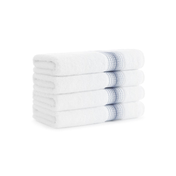 Aston & Arden Turkish Striped Hand Towel 18x32 Crystal (4/Pack) (PNP-HT-STT1832-54CYT) 4/PK