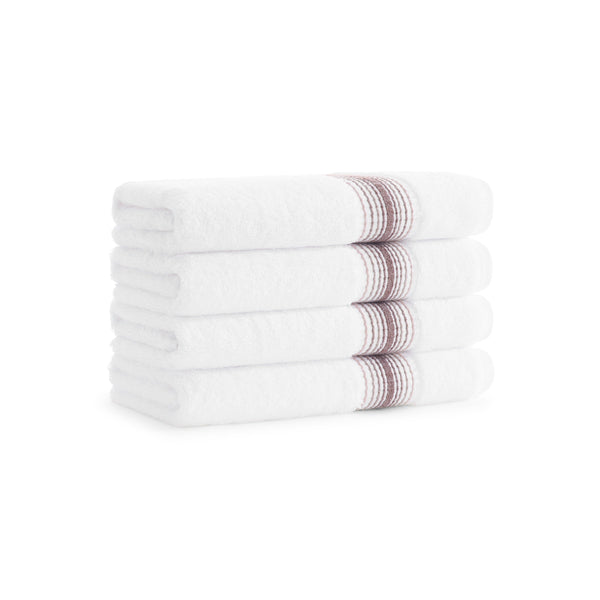 Aston & Arden Turkish Striped Hand Towel 18x32 Rose (4/Pack) (PNP-HT-STT1832-54RSE) 4/PK
