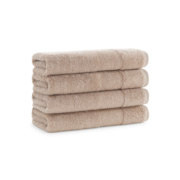 Aston & Arden Turkish Solid Hand Towel 18x32 Hummus (4/Pack) (PNP-HT-TS1832-54-HMS) 4/PK