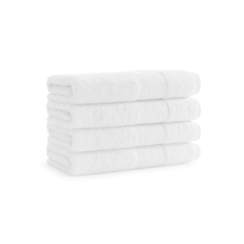 Aston & Arden Turkish Solid Hand Towel 18x32 White (4/Pack) (PNP-HT-TS1832-54-WHT) 4/PK