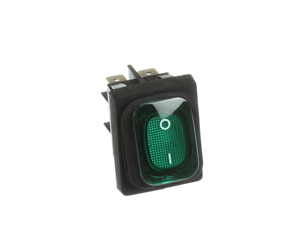 Hatco 02.19.240.00 Switch,Roc,Dpst,250V,Green (HT02-19-240-00) Each