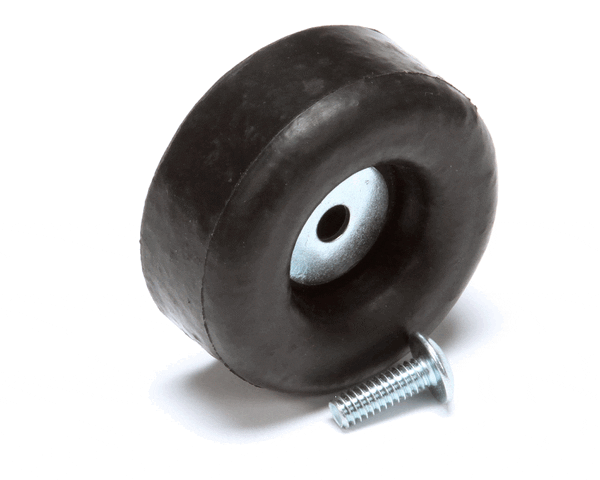 Hatco 05.30.064.00 2 1/2" Dia Rubber Foot W/Wash (HT05-30-064-00) Each