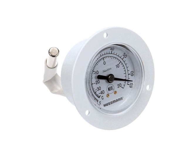 Hussmann 0443312 Thermometer-2 Dial White (HUS0443312) Each