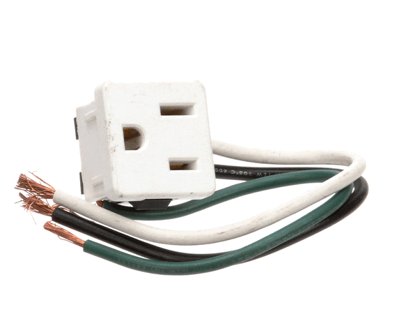 Hussmann 125010443 (E)Recpt Snap-In Wht 1374-1W (HUS125010443) Each