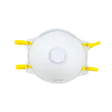 Safety Zone® ProWorks® N95 Particulate Respirator w/Valve and Adjustable Nose Piece, White, Medium/Large, Box of 10 (SZNHY8812) Box of 10