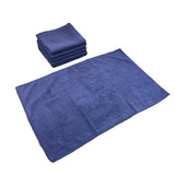 Hospeco® Microfiber Cloth 16x27 300 GSM Tri-Fold Navy, 12/Pack (HOSMFC3001627NV) Pack of 12