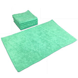 Hospeco® Microfiber Cloth 16x27 300 GSM Tri-Fold Green, 12/Pack (HOSMFC3001627GN) Pack of 12