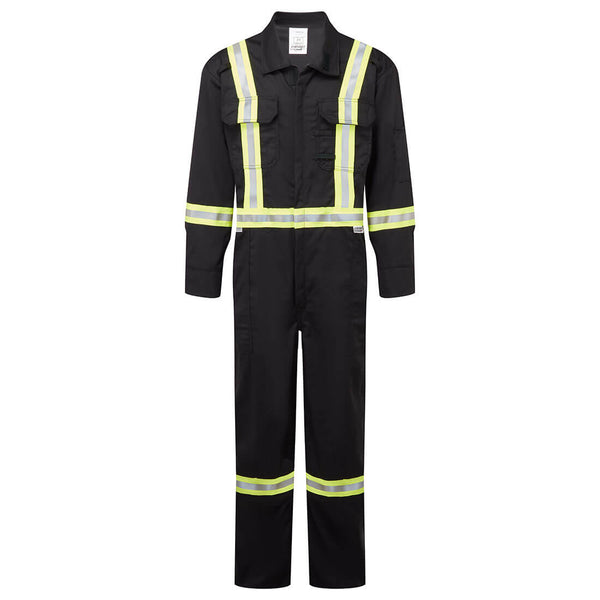 Portwest® Avenger 7oz Coverall, Black, Size 50 (IAS3108BKR50) Each