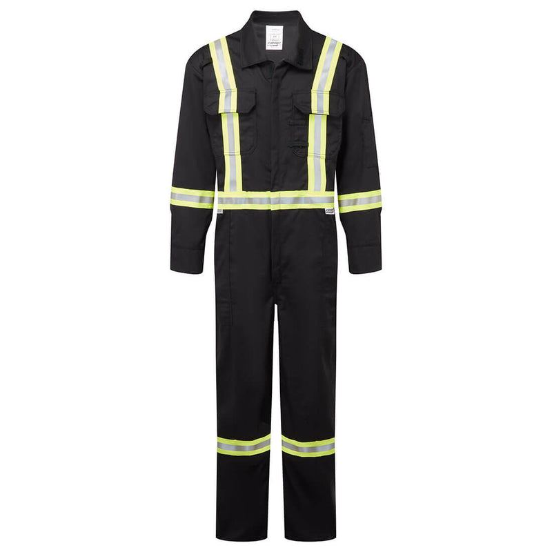 Portwest® Avenger 7oz Coverall, Black, Size 40 (IAS3108BKR40) Each