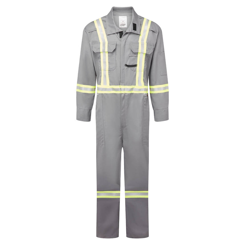 Portwest® Avenger 7oz Coverall, Gray, Size 58 (IAS3108GRR58) Each