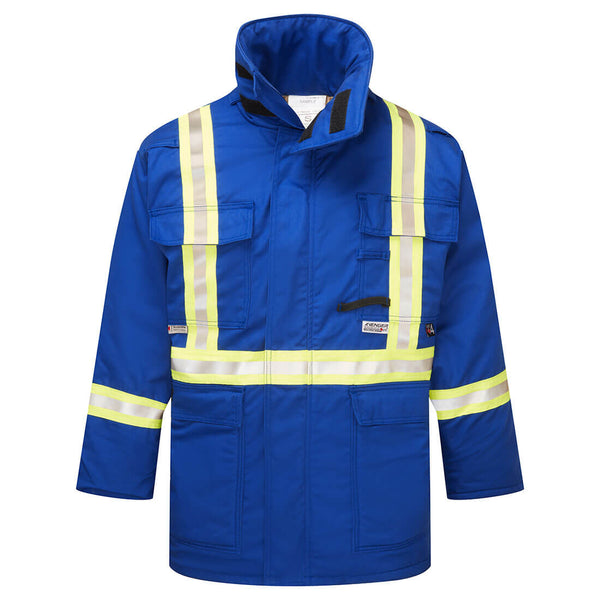 Portwest® Avenger 9oz Insulated Parka, Royal Blue, Size L (IAS3215RBRL) Each
