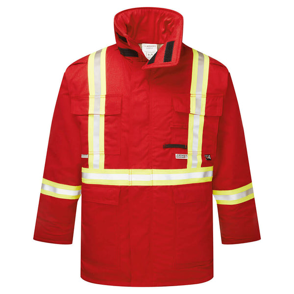 Portwest® Avenger 9oz Insulated Parka, Red, Size M (IAS3215RERM) Each