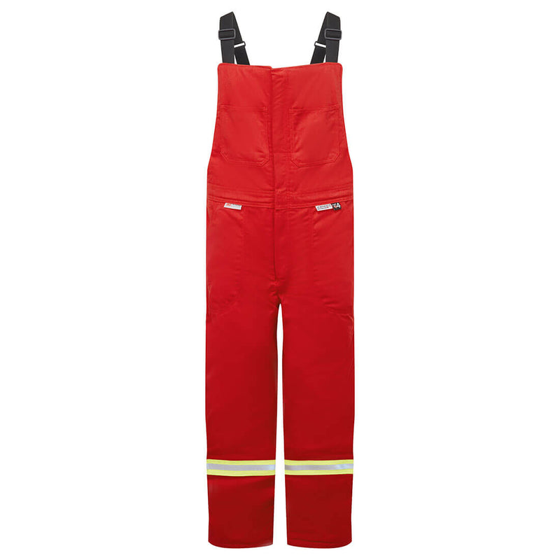 Portwest® Avenger 9oz Insulated Bib Pant, Red, Size XL (IAS3225RERXL) Each