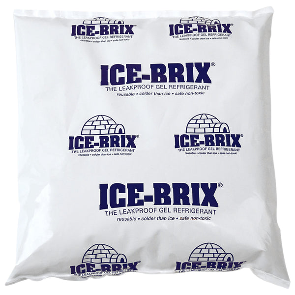 6 1/4 x 6 x 1" - 16 oz. Ice-Brix® Cold Packs (IB16BPD) Case Of 18