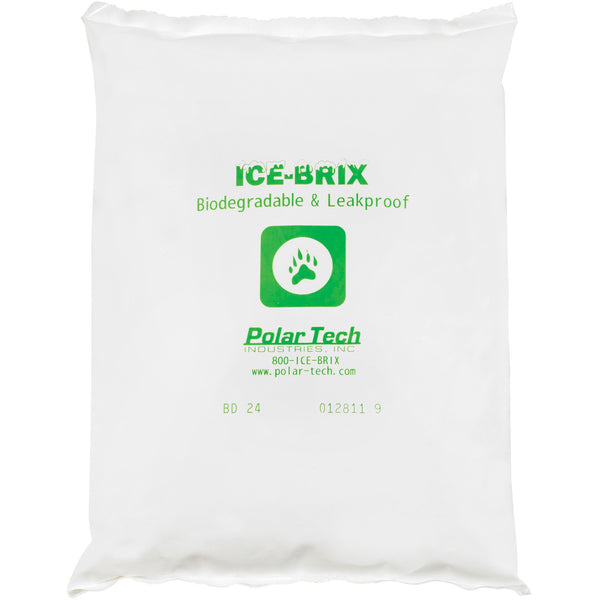 8 x 6 x 1 1/4" - 24 oz. Ice-Brix® Biodegradable Packs (IBB24) Case Of 24