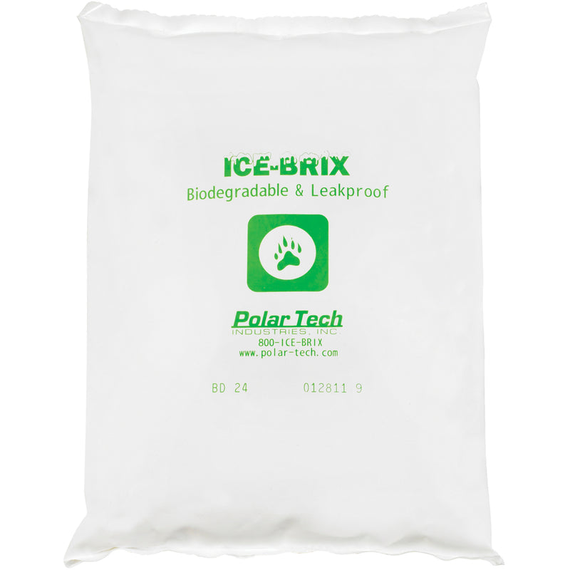 8 x 6 x 1 1/4" - 24 oz. Ice-Brix® Biodegradable Packs (IBB24) Case Of 24