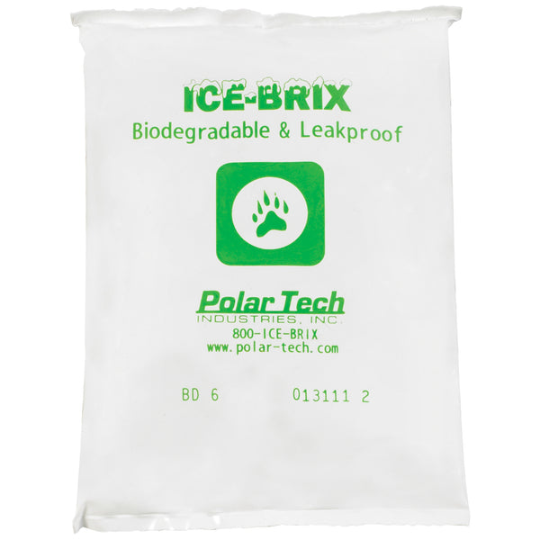 6 x 4 x 3/4" - 6 oz. Ice-Brix® Biodegradable Packs (IBB6) Case Of 96
