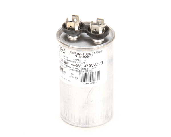 Ice O Matic 9181009-11 Capacitor Run 25Mfd 370V (ICE9181009-11) Each