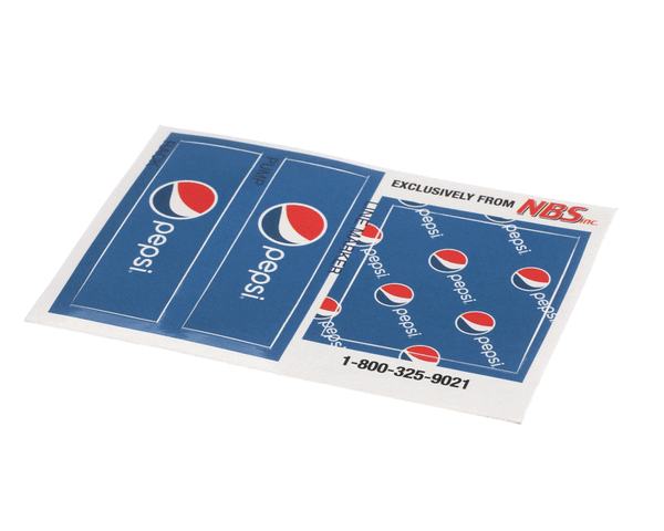 CORNELIUS CP011200 LABEL BIB LINE PEPSI (ICO1044991) Each