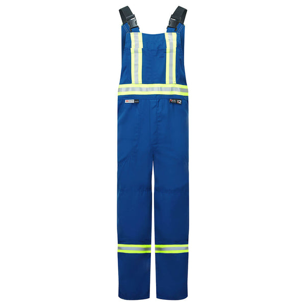 Portwest® Westex DH Antistat 6.5oz Bib Pants, Royal Blue, Size S (IDHS122RBRS) Each