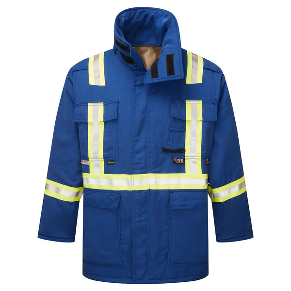 Portwest® Westex DH Antistat 6.5oz Insulated Parka, Royal Blue, Size XL (IDHS215RBRXL) Each