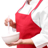 Hospeco® Mariposa Bib Apron 33x30 Red, Case of 48 (HOSAPRN-R-SPUN-CS) Case of 48