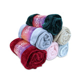 Arkwright Home® Family Essentials Coral Fleece Throw 50x60 Assorted, 12/Case (FLEECE-CORAL50X60-CS) Case of 12