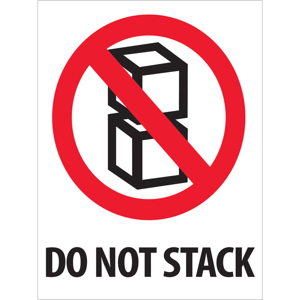 3 x 4" - "Do Not Stack" Labels (IPM309) Roll Of 500