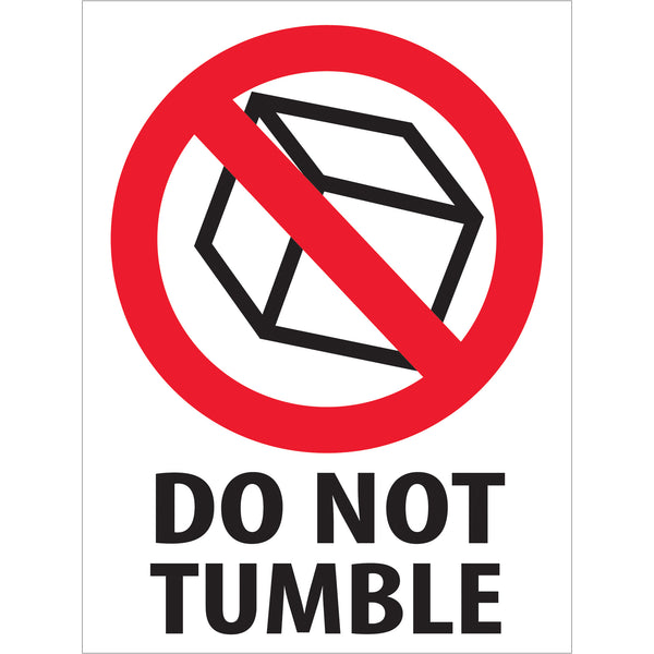 3 x 4" - "Do Not Tumble" Labels (IPM311) Roll Of 500