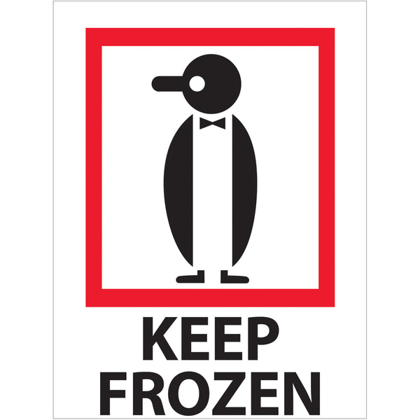 3 x 4" - "Keep Frozen" Labels (IPM314) Roll Of 500