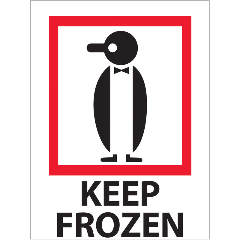 3 x 4" - "Keep Frozen" Labels (IPM314) Roll Of 500