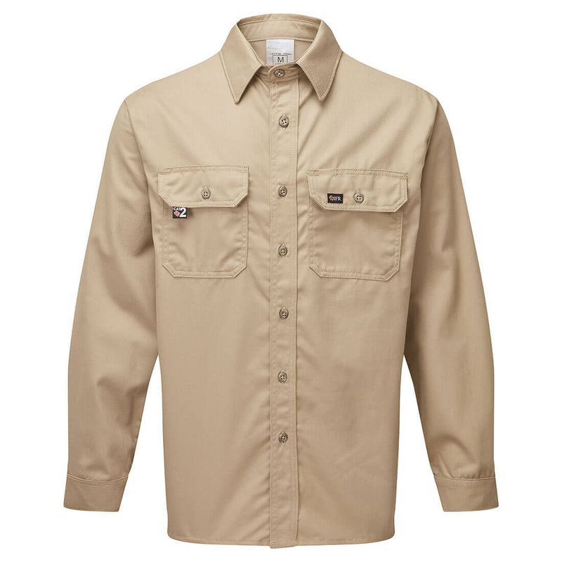 Portwest® Ultrasoft 7oz Deluxe Work shirt , Khaki, Size XXL (IUP650KHRXXL) Each