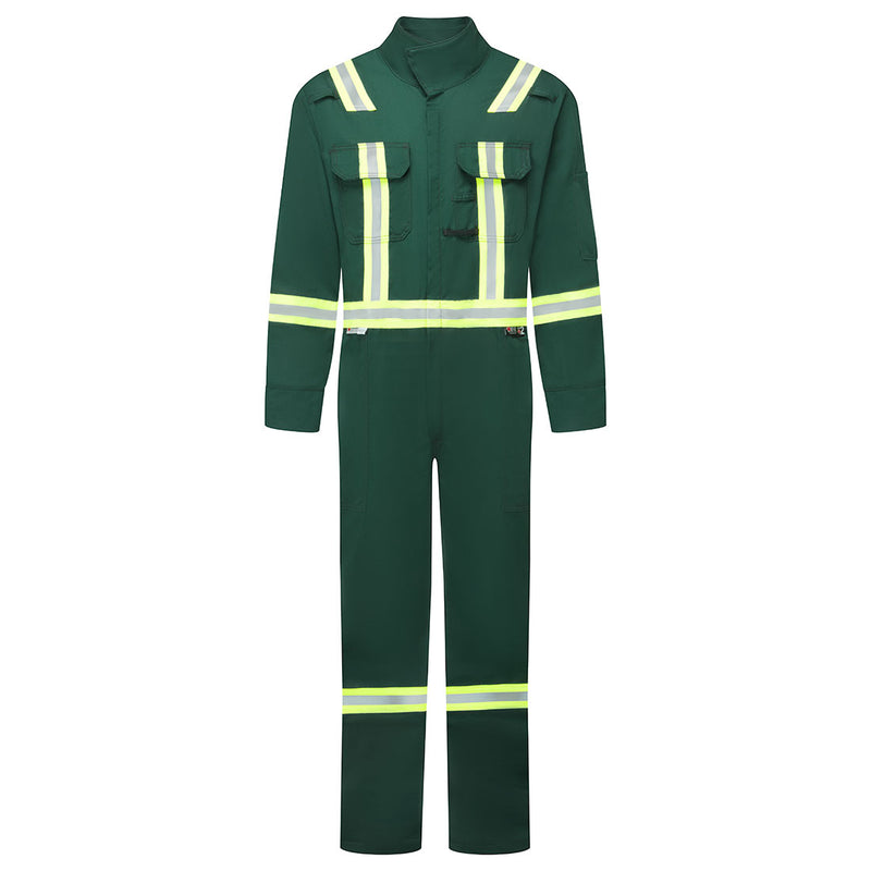 Portwest® Ultrasoft 7oz Deluxe Coverall, Forest Green, Size 48 (IUS102FGR48) Each