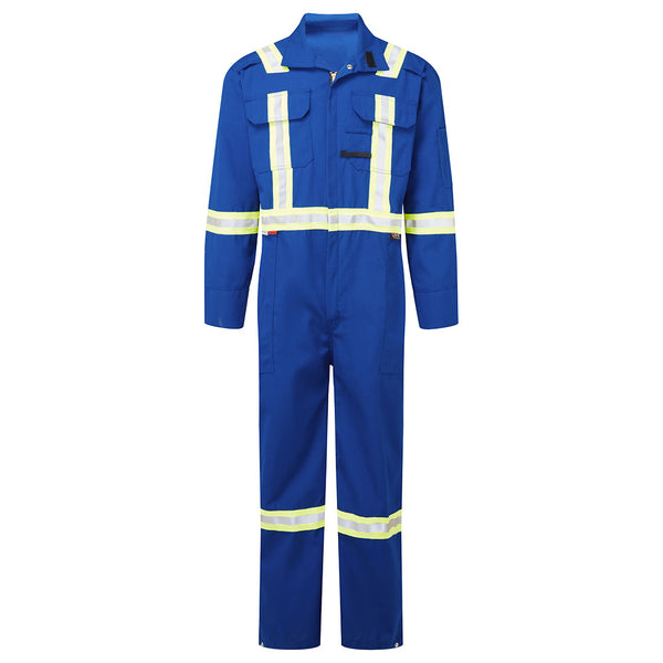 Portwest® Ultrasoft 9oz CSA Deluxe Coverall, Royal Blue, Size 62 (IUS109RBR62) Each