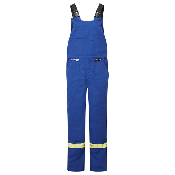 Portwest® Ultrasoft 9oz Bib Pants , Royal Blue, Size XL (IUS122RBRXL) Each