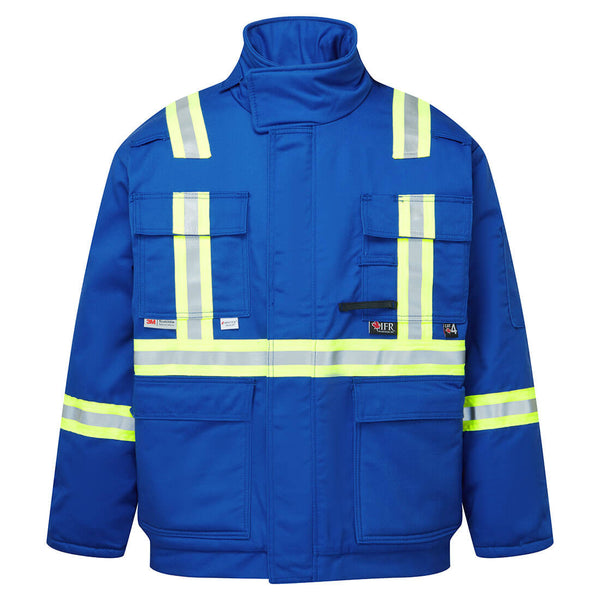 Portwest® Ultrasoft 9oz Insulated Bomber, Royal Blue, Size XXXL (IUS216RBRXXXL) Each