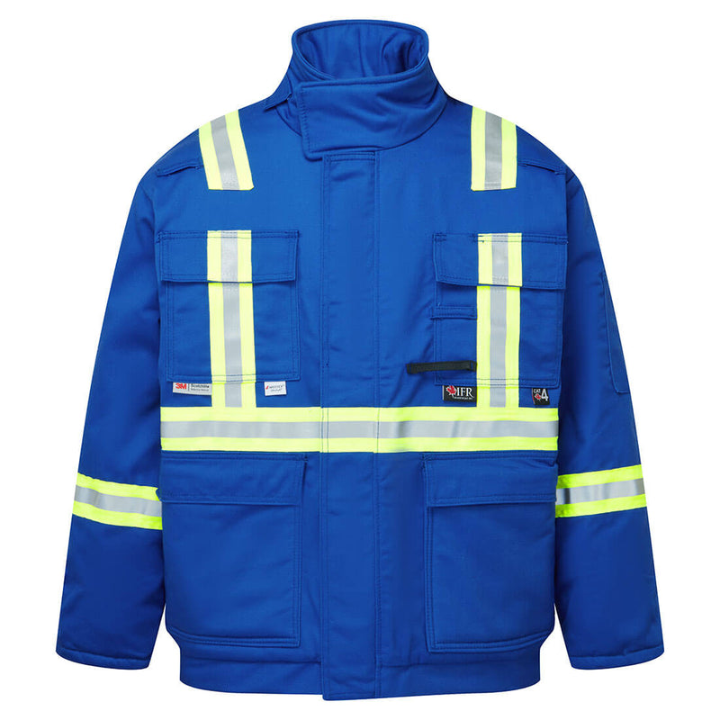 Portwest® Ultrasoft 9oz Insulated Bomber, Royal Blue, Size XL (IUS216RBRXL) Each