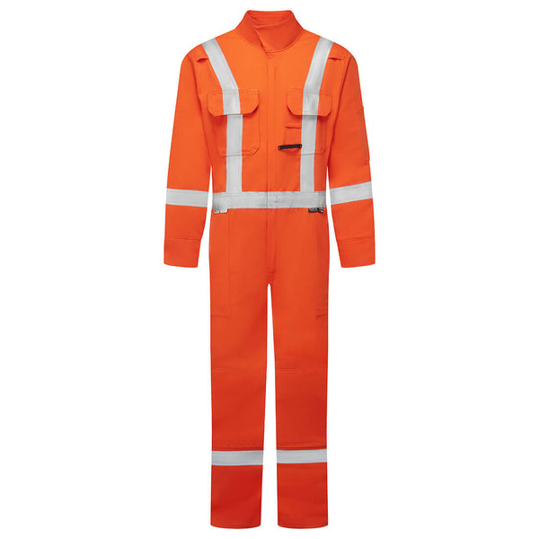 Portwest® Ultrasoft 9oz Deluxe Coverall, Orange, Size 54 (IUS409ORR54) Each