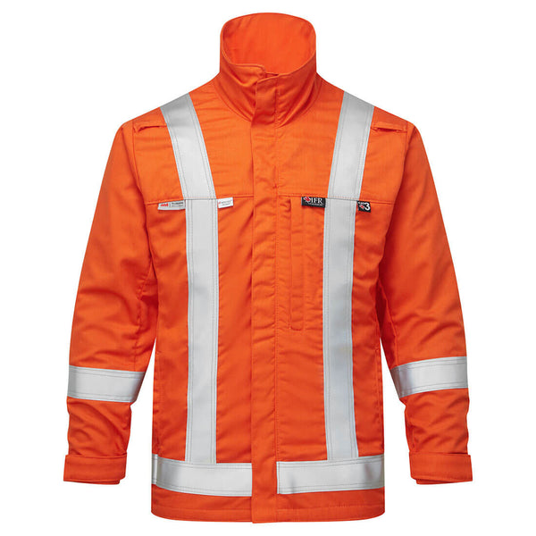 Portwest® Ultrasoft 7oz Skyline Summer Bomber Jacket, Orange, Size XXXL (IUS412ORRXXXL) Each