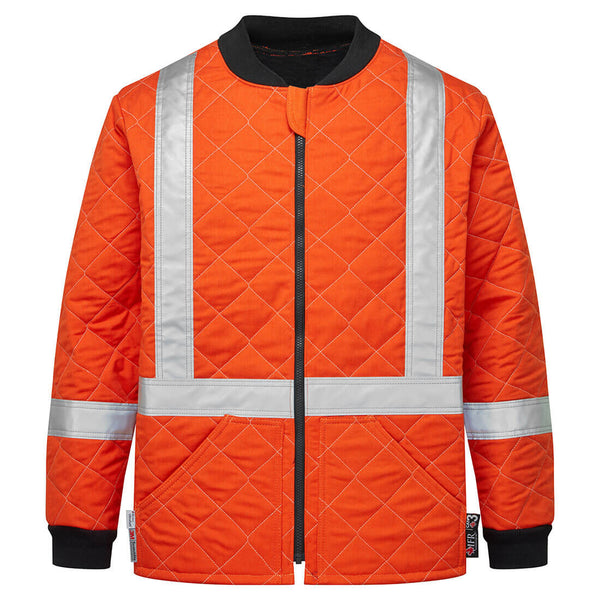 Portwest® Ultrasoft Quilted Freezer Jacket , Orange, Size L (IUS417ORRL) Each
