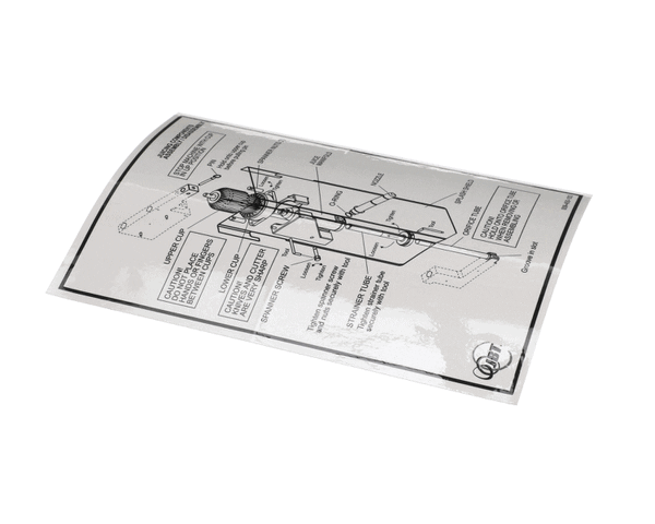 JBT 009450103 Btdecal,Mfj,Components,English (JBT009450103) Each