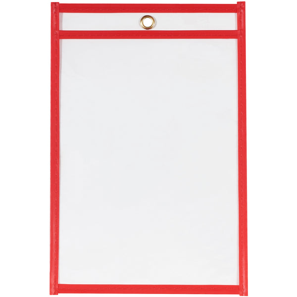 6 x 9" Red Job Ticket Holders (JTH110) Case Of 25