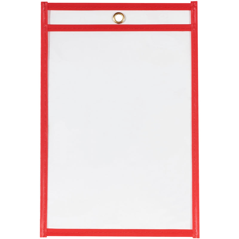 6 x 9" Red Job Ticket Holders (JTH110) Case Of 25