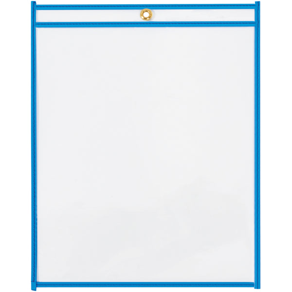 9 x 12" Neon Blue Job Ticket Holders (JTH115BE) Case Of 15