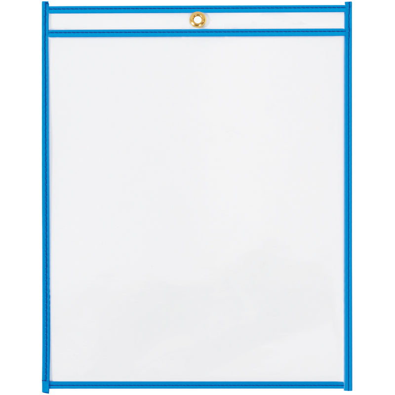 9 x 12" Neon Blue Job Ticket Holders (JTH115BE) Case Of 15