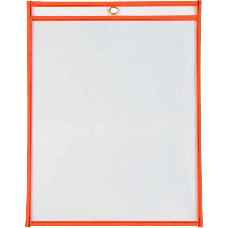 9 x 12" Neon Orange Job Ticket Holders (JTH115OR) Case Of 15