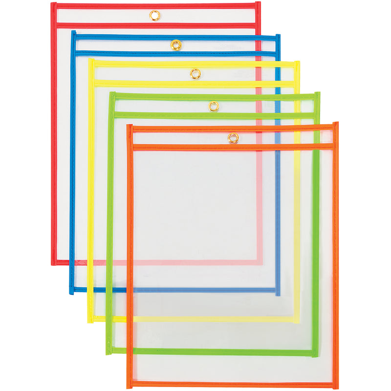 9 x 12"  Neon Job Ticket Holders - Assortment Pack (JTH122) Case Of 25