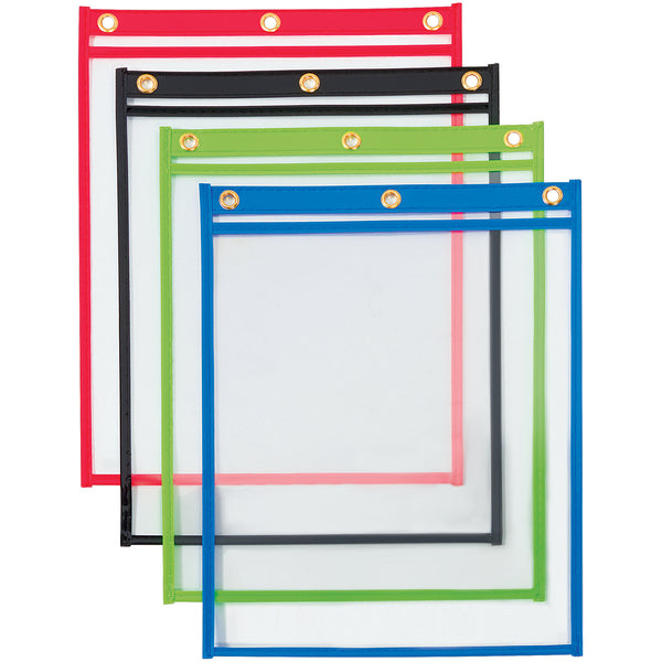 9 x 12" Heavy Weight Job Ticket Holders - Assorted Colors (JTH151) Case Of 20