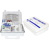 Safety Zone® 25 Person Plastic First Aid Kit w/ Eyewash (SZNK-FAK-25-P) Each